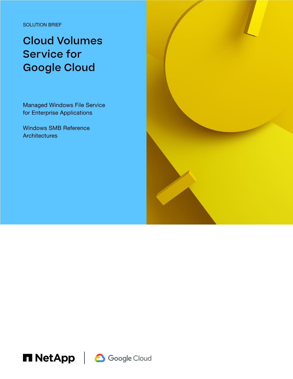Cloud Volumes Service for Google Cloud