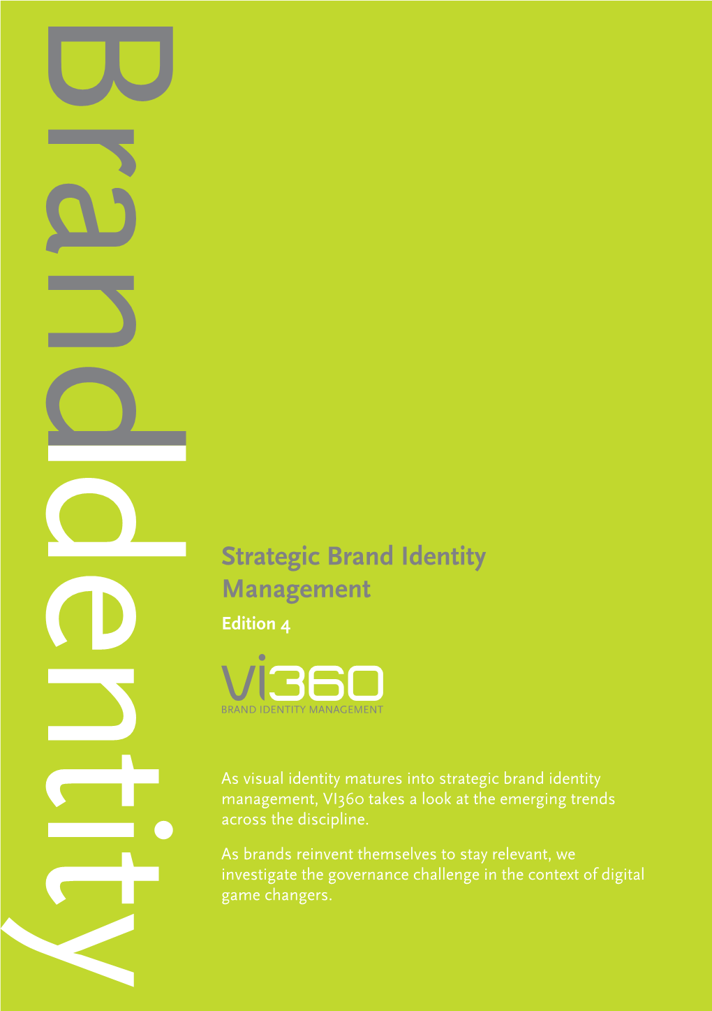 Strategic Brand Identity Management Edition 4