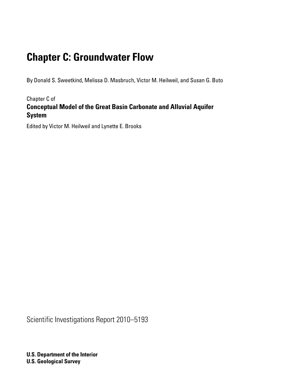 Groundwater Flow