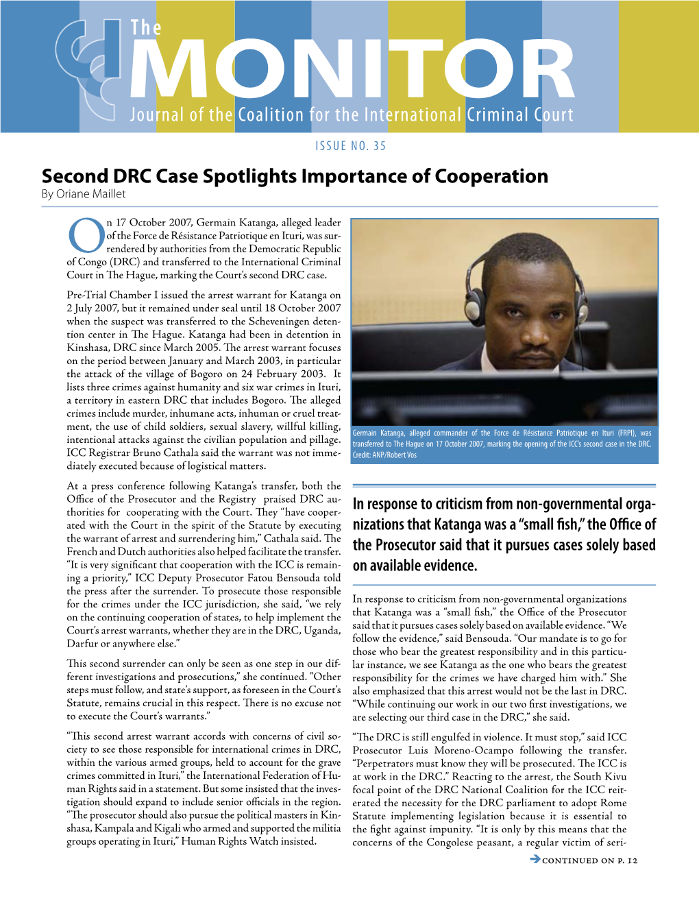 Second DRC Case Spotlights Importance of Cooperation by Oriane Maillet