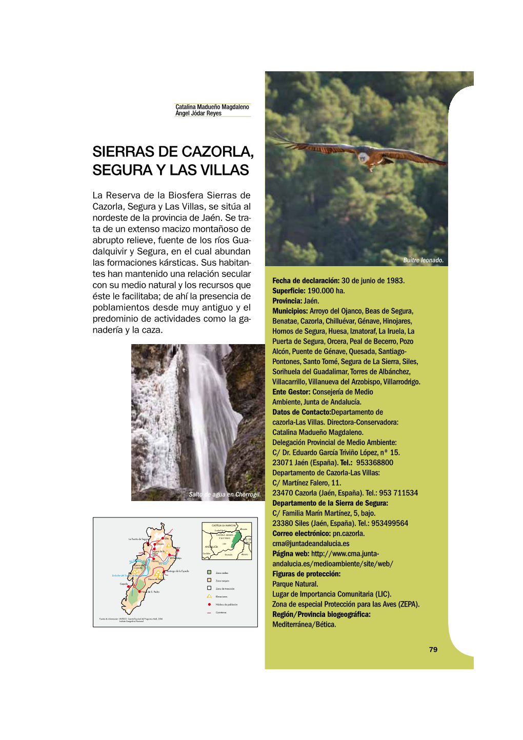 Sierras De Cazorla, Segura Y Las Villas