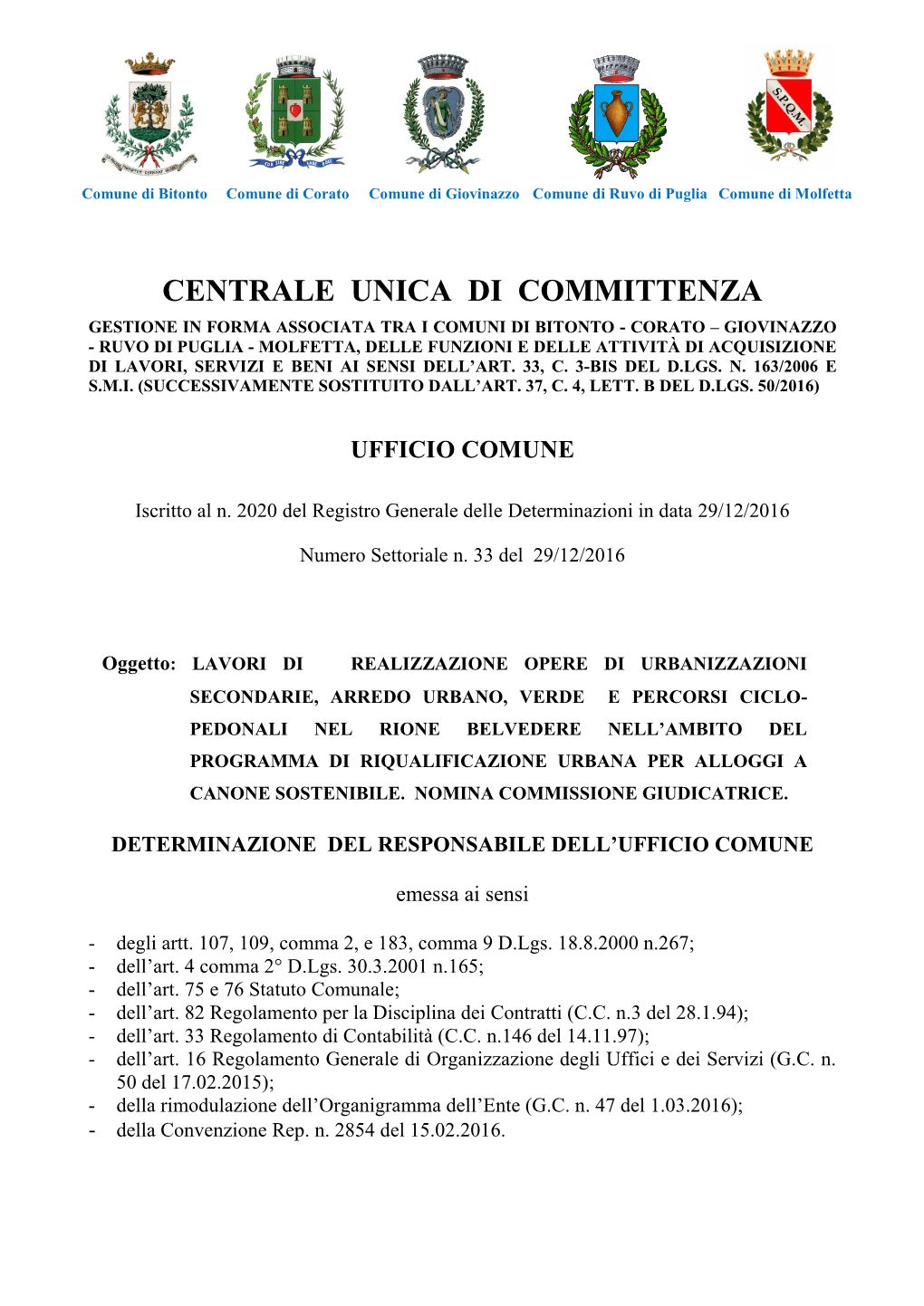 Centrale Unica Di Committenza