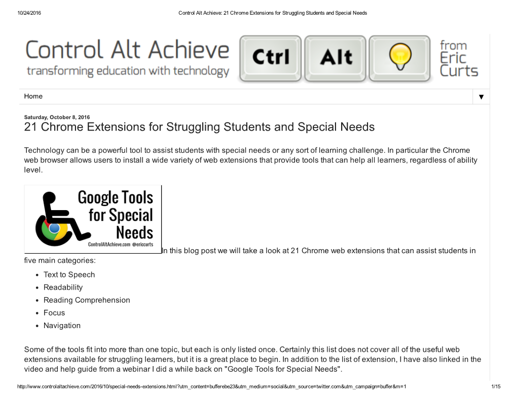 21 Chrome Extensions for Struggling Students and Special Needs