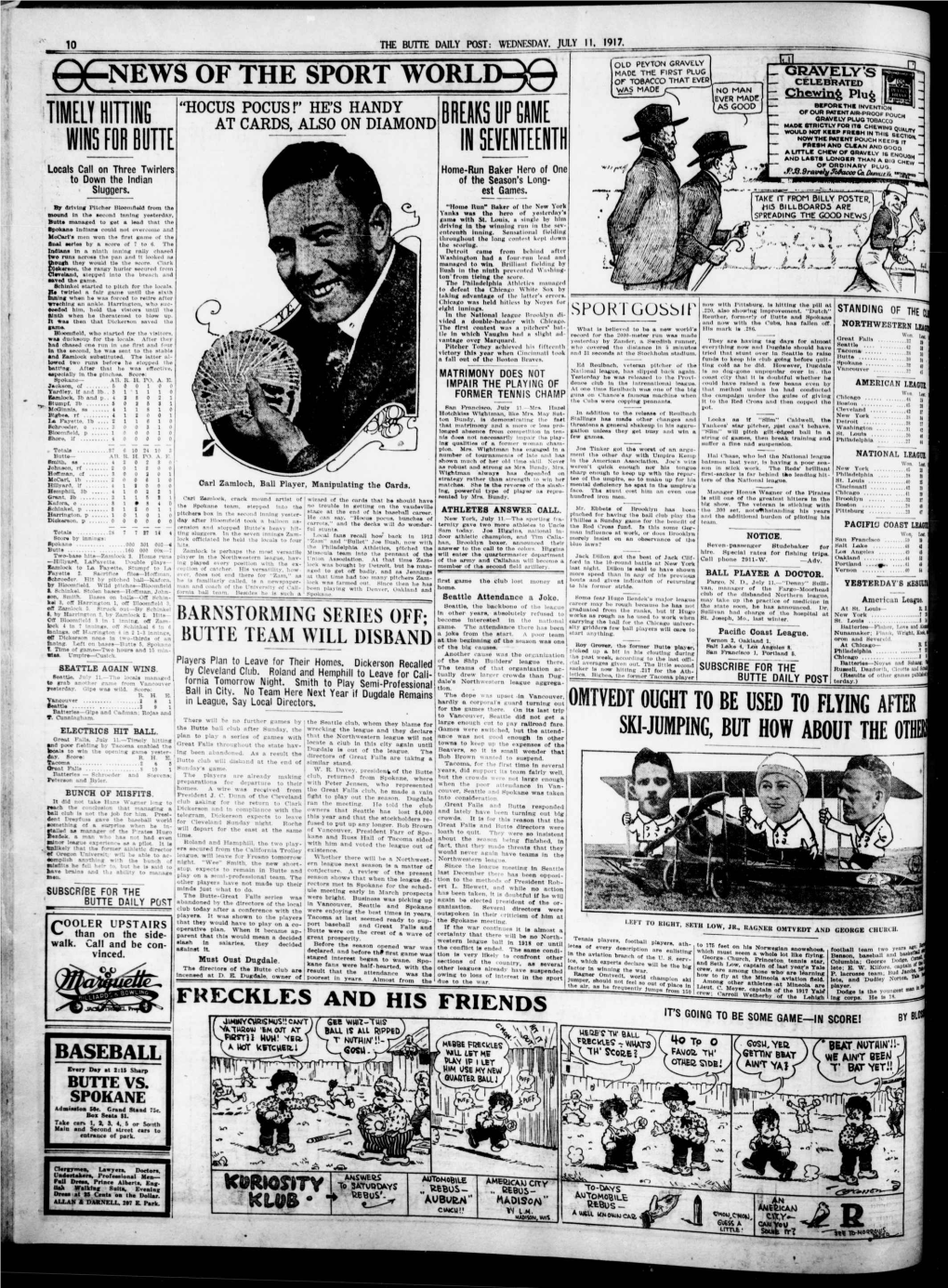 The Butte Daily Post (Butte, Mont.) 1917-07-11 [P