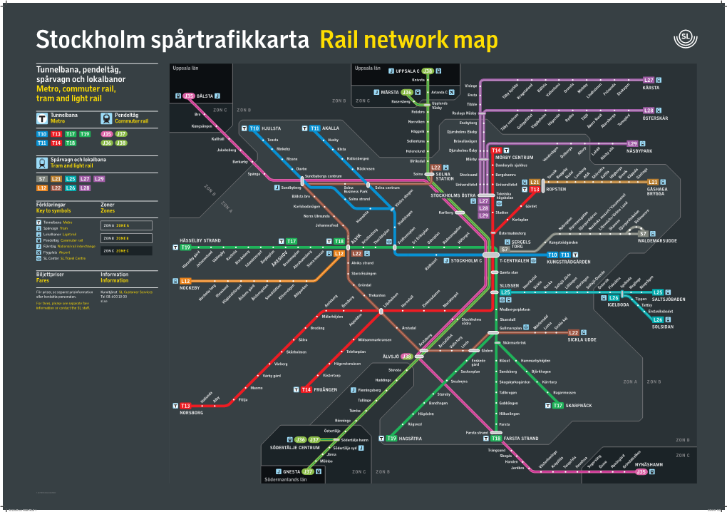 Tunnelbana, Pendeltåg, Spårvagn Och Lokalbanor Metro, Commuter Rail