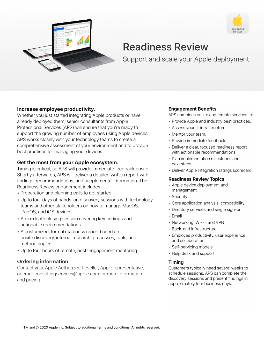 Readiness Review Support and Scale Your Apple Deployment