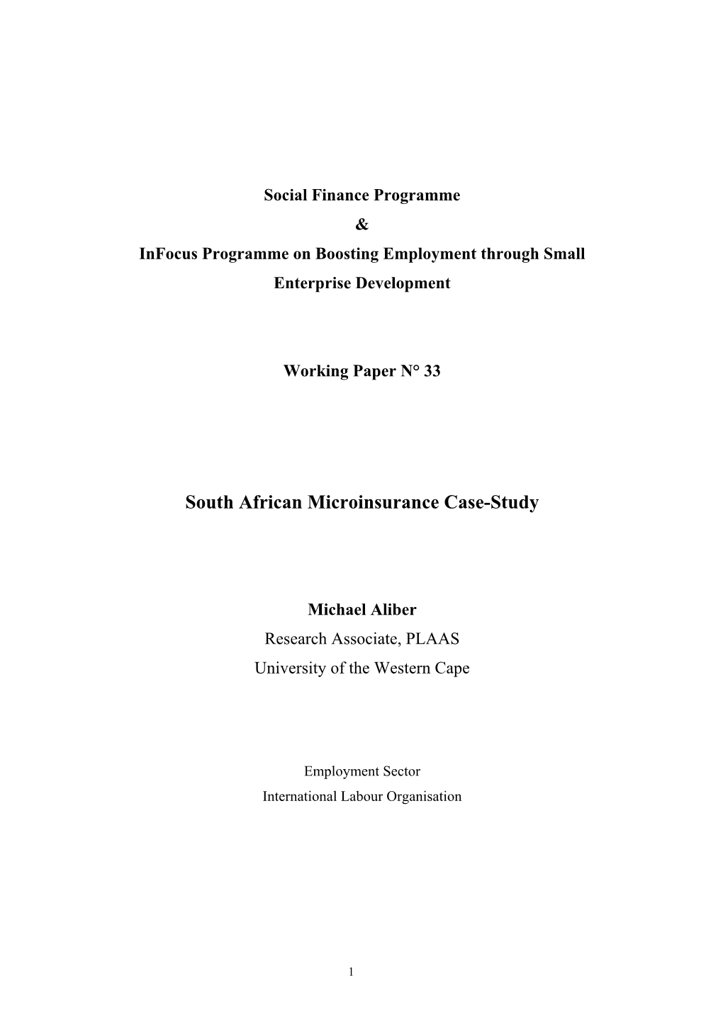 South African Microinsurance Case Studypdf