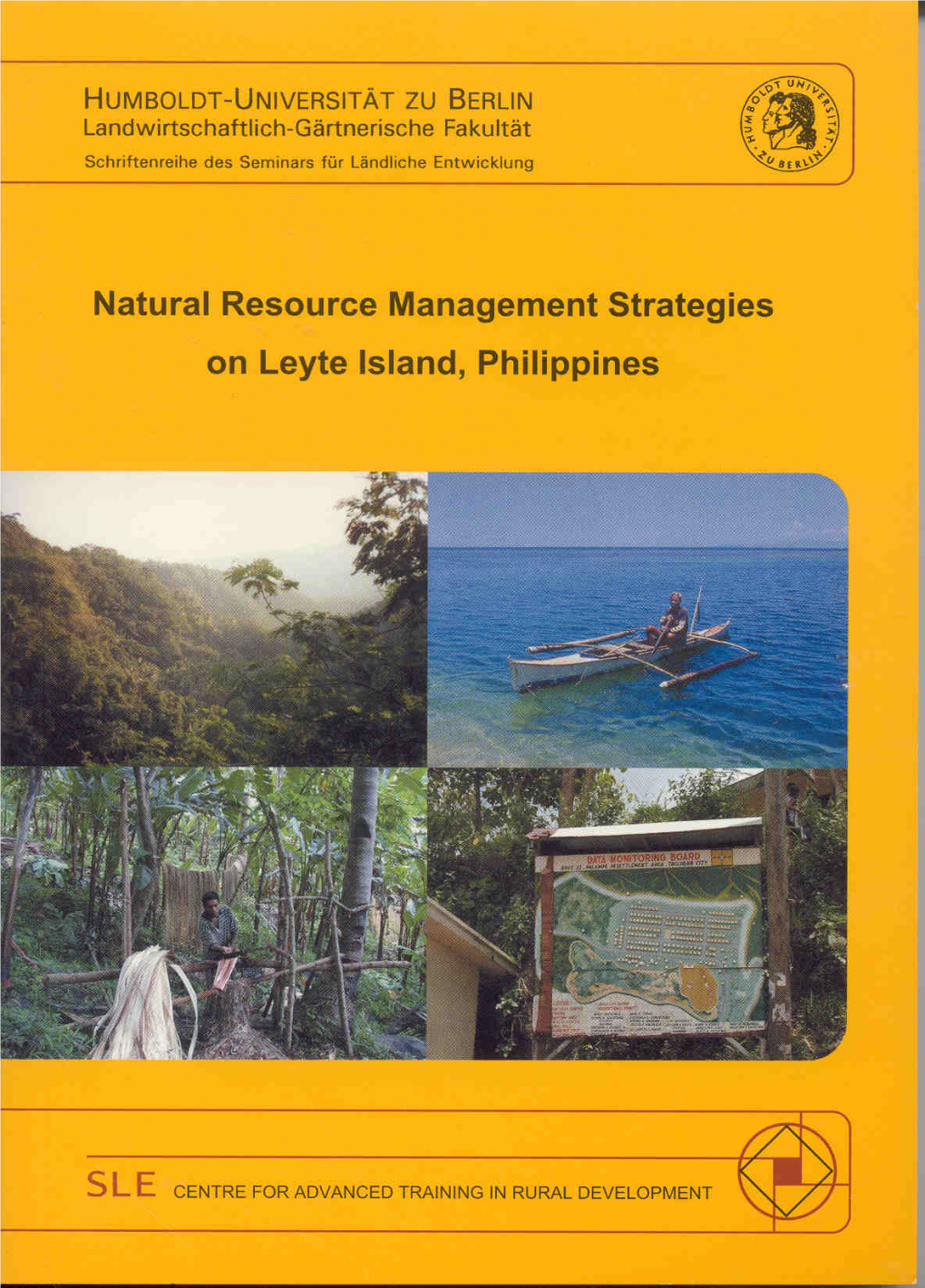 Natural Resource Management Strategies on Leyte Island, Philippines