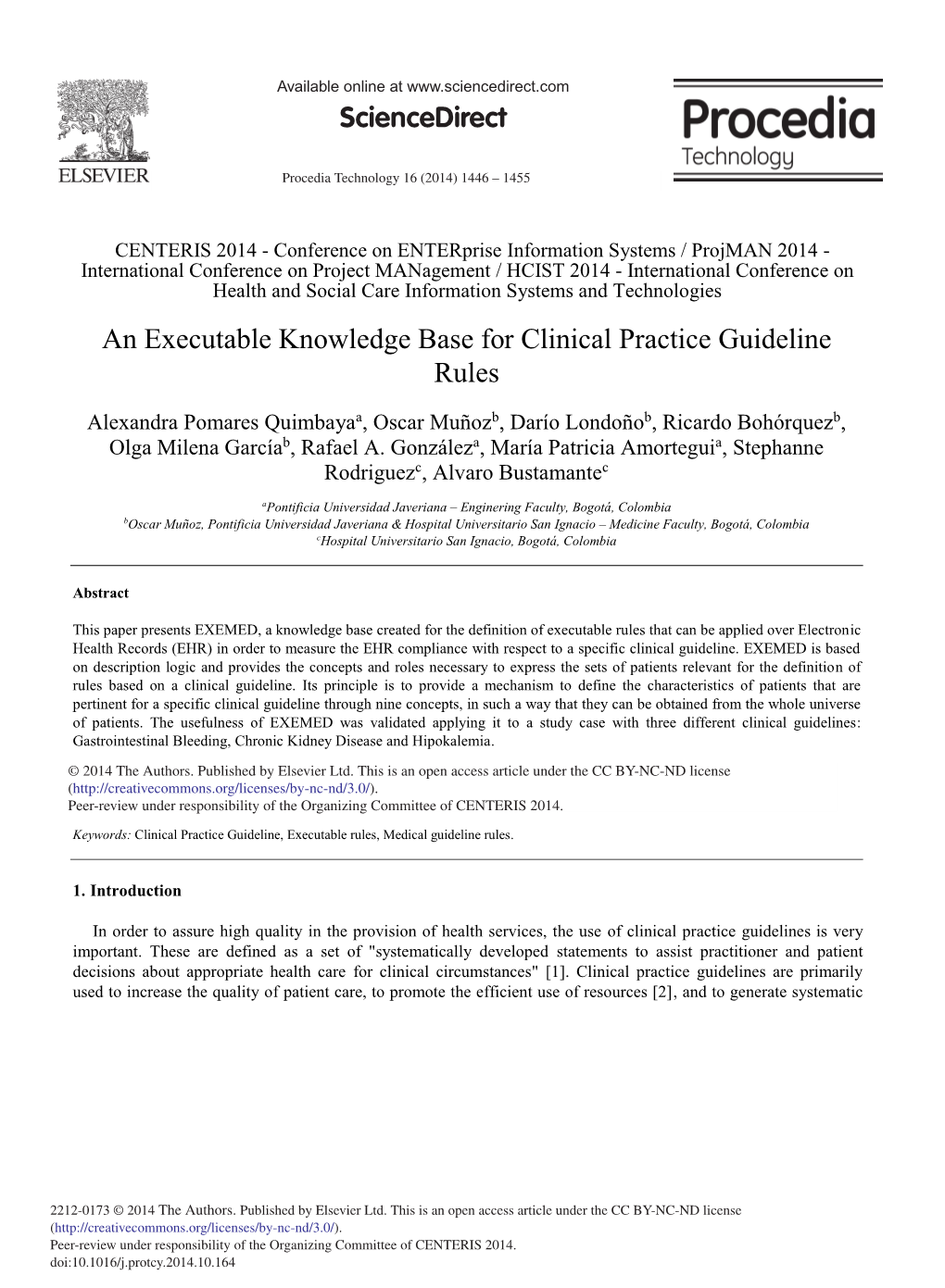 An Executable Knowledge Base for Clinical Practice Guideline Rules