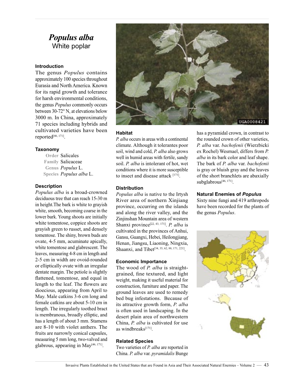 Invasive Plants Established in the United States That