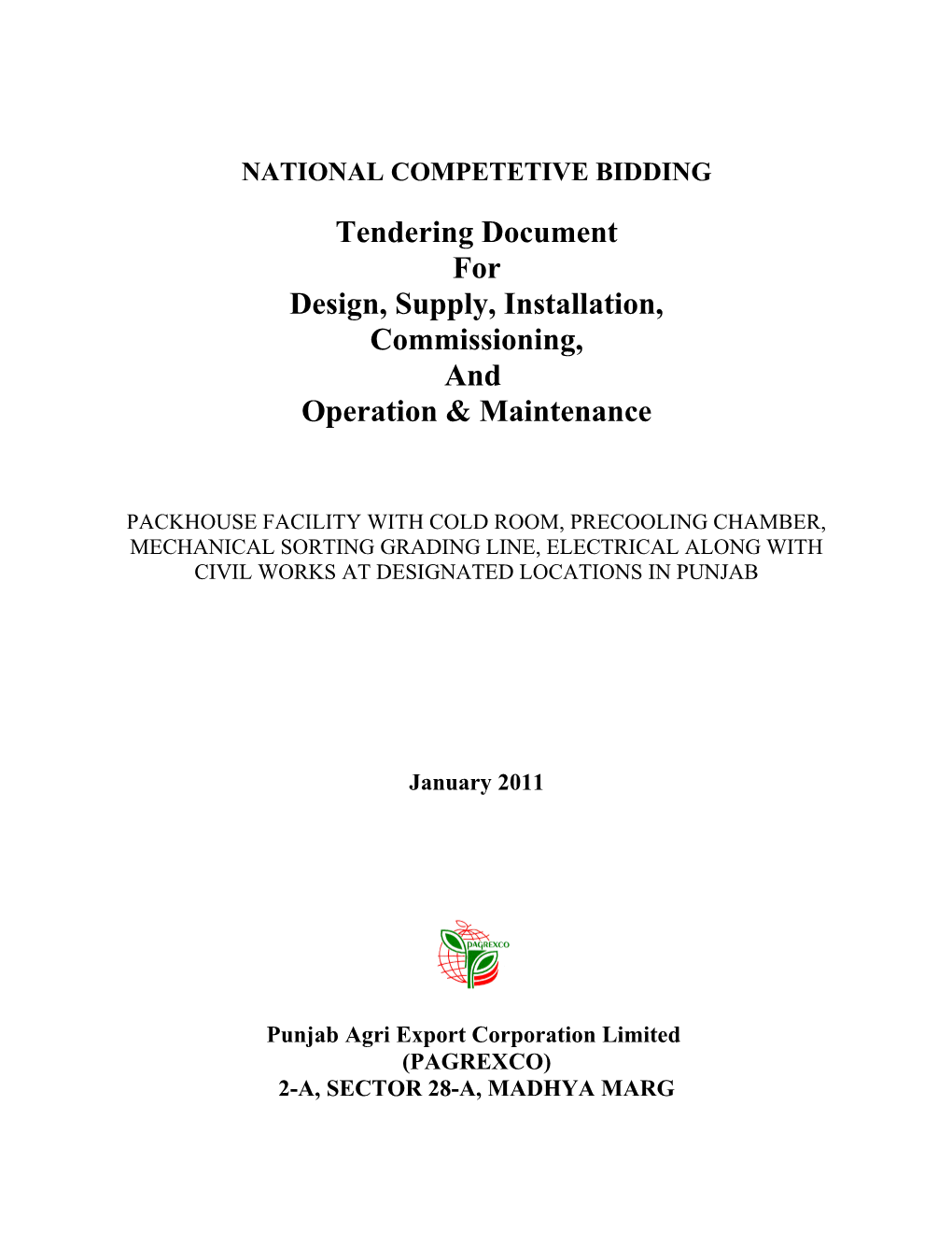 National Competetive Bidding