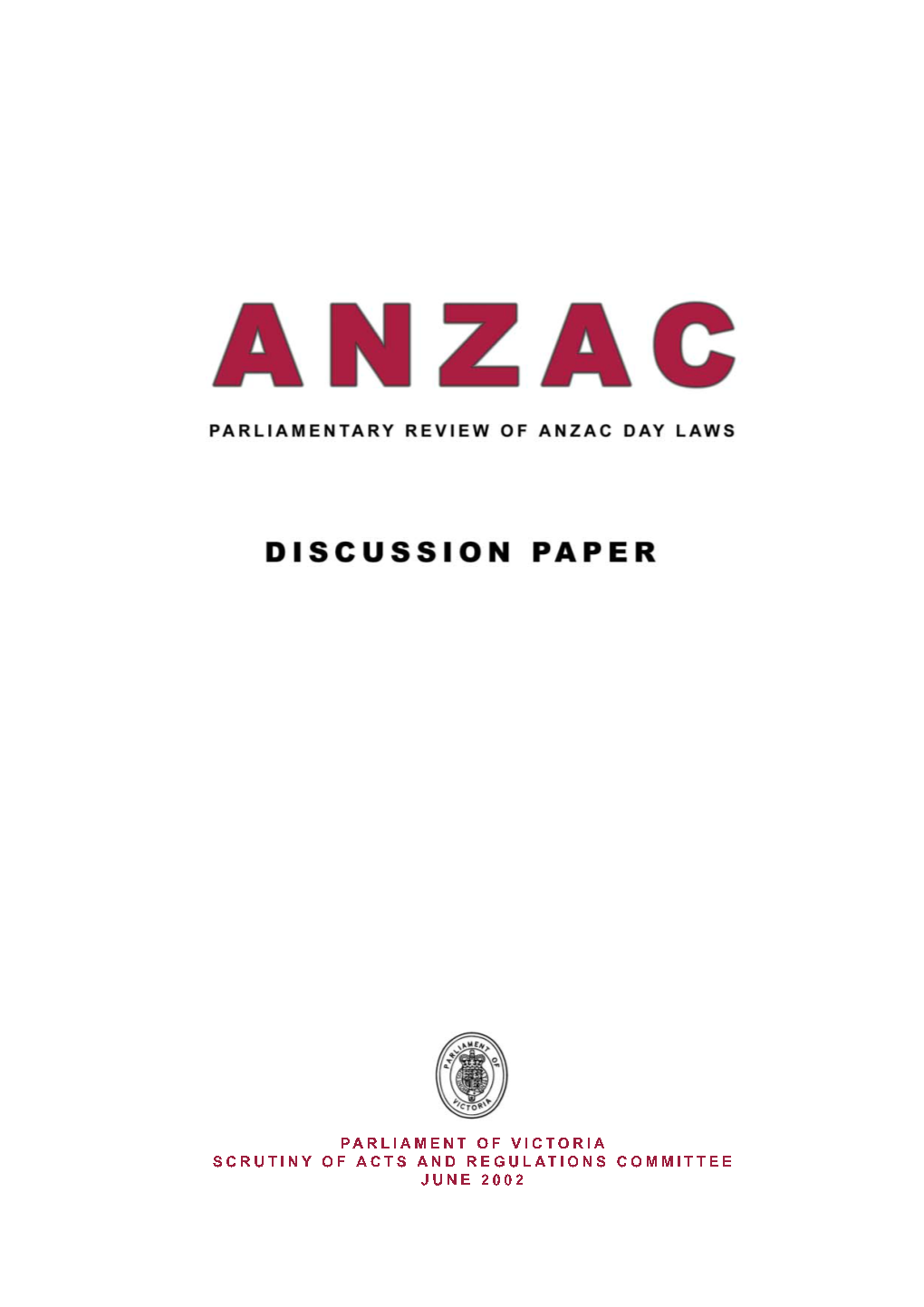 Anzac Day Laws Subcommittee