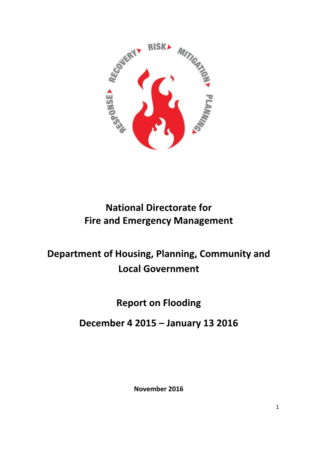 National Directorate for Fire and Emergency Management