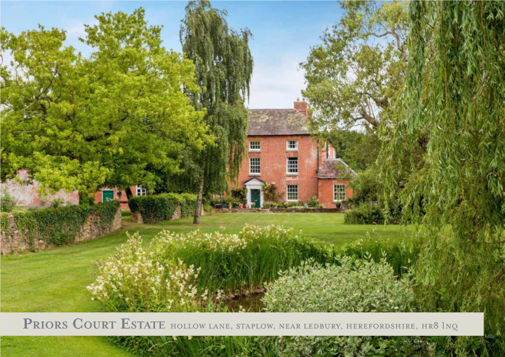 Priors Court Estate Hollow Lane, Staplow, Near Ledbury, Herefordshire, Hr8 1Nq