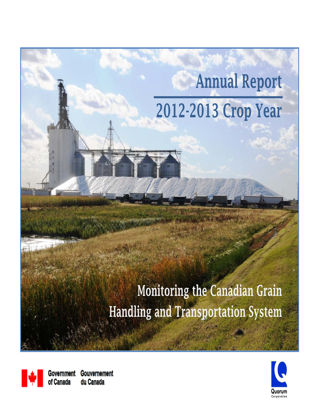 Annual Report 2012-2013 Crop Year