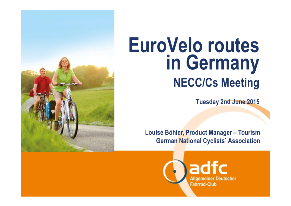 Louise Böhler – Eurovelo Routes in Germany