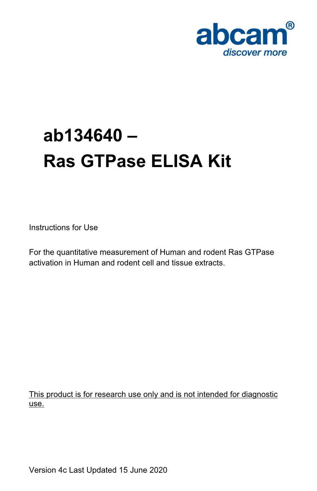 Ras Gtpase ELISA Kit