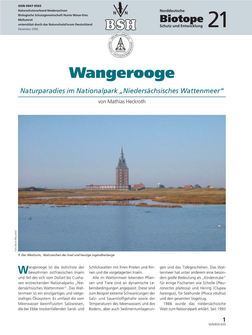 Insel Wangerooge Entstanden