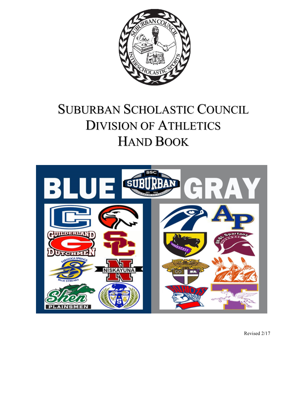 SUBURBAN SCHOLASTIC COUNCIL Table of Contents DIRECTORY Page No