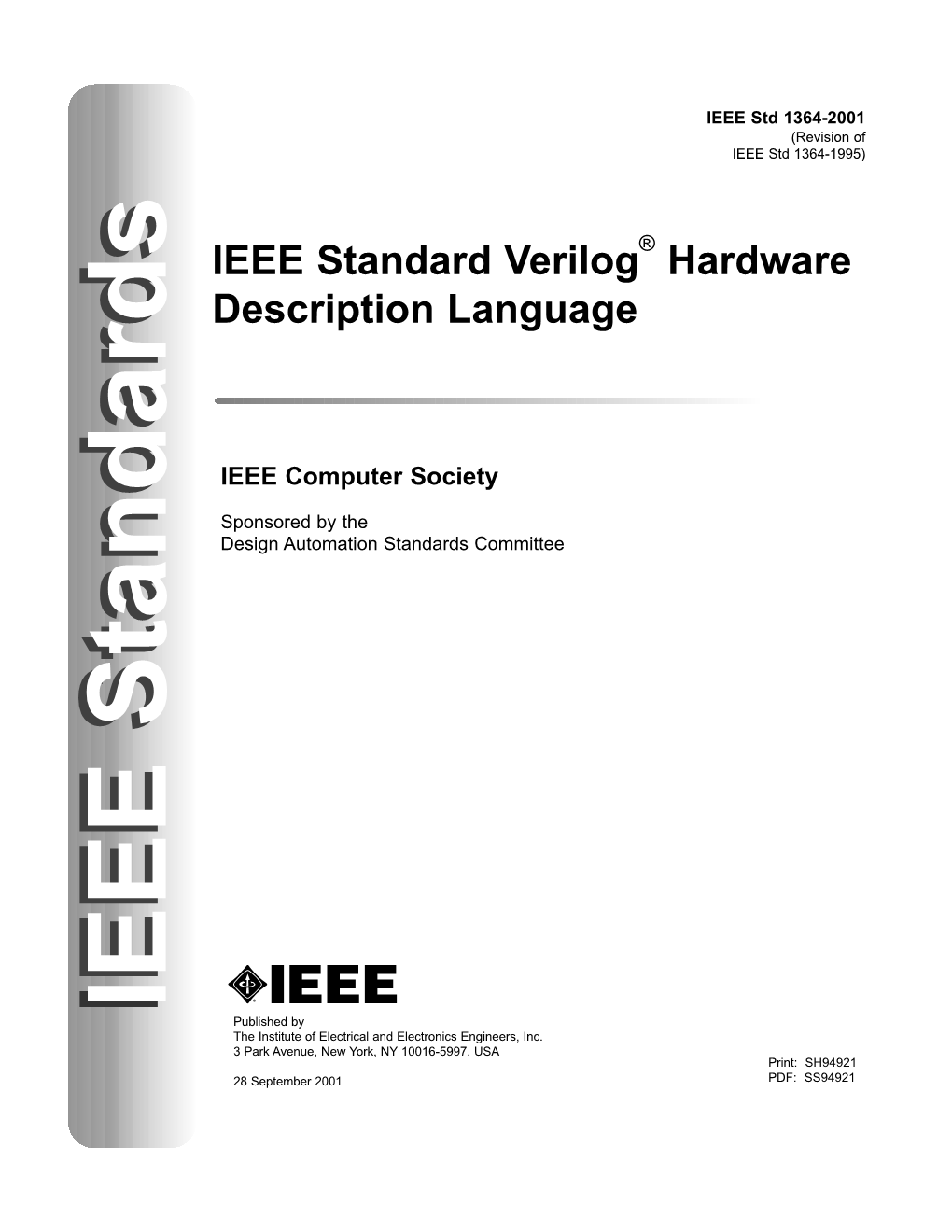 IEEE Standard Verilog Hardware Description Language