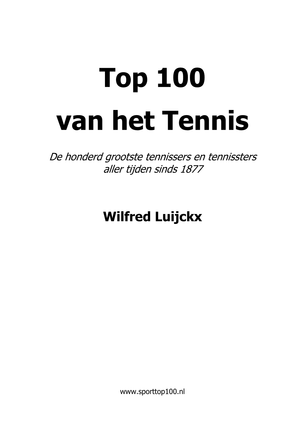 Top 100 Van Het Tennis