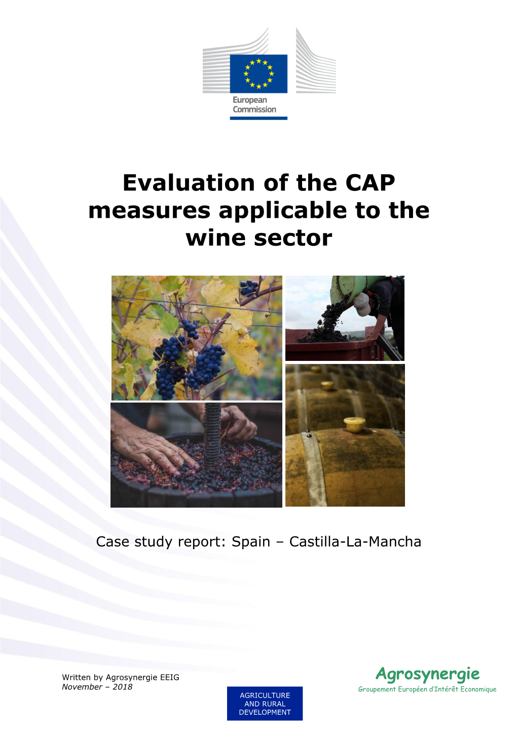 Evaluation of the CAP Measures Applicable to the Wine Sector