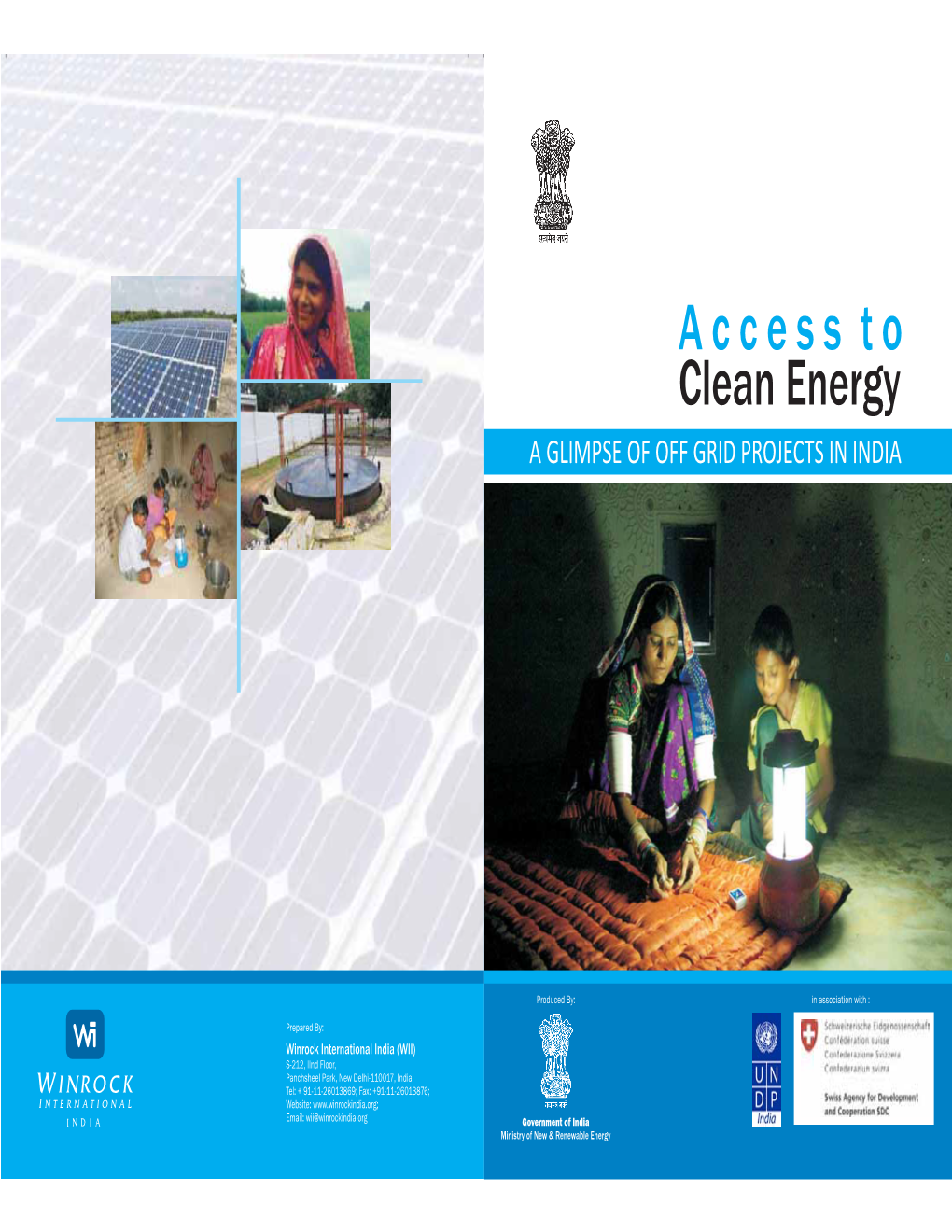 Access to Clean Energy : a Glimpse of Off Grid Projects in India