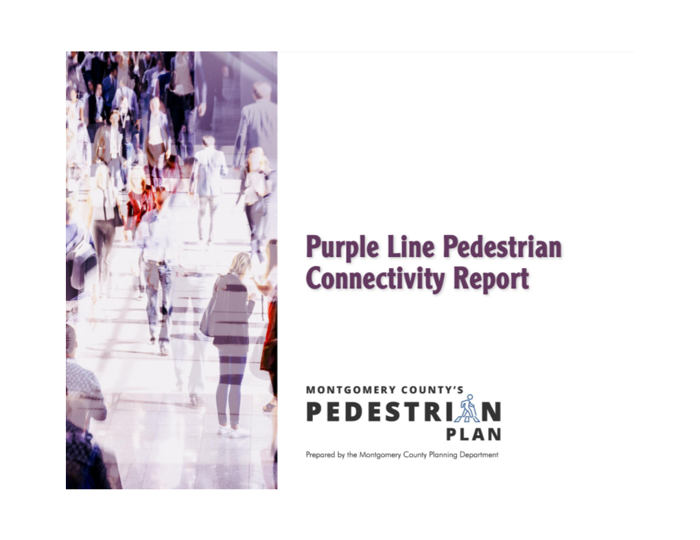 Purple Line Pedestrian Connectivity Report