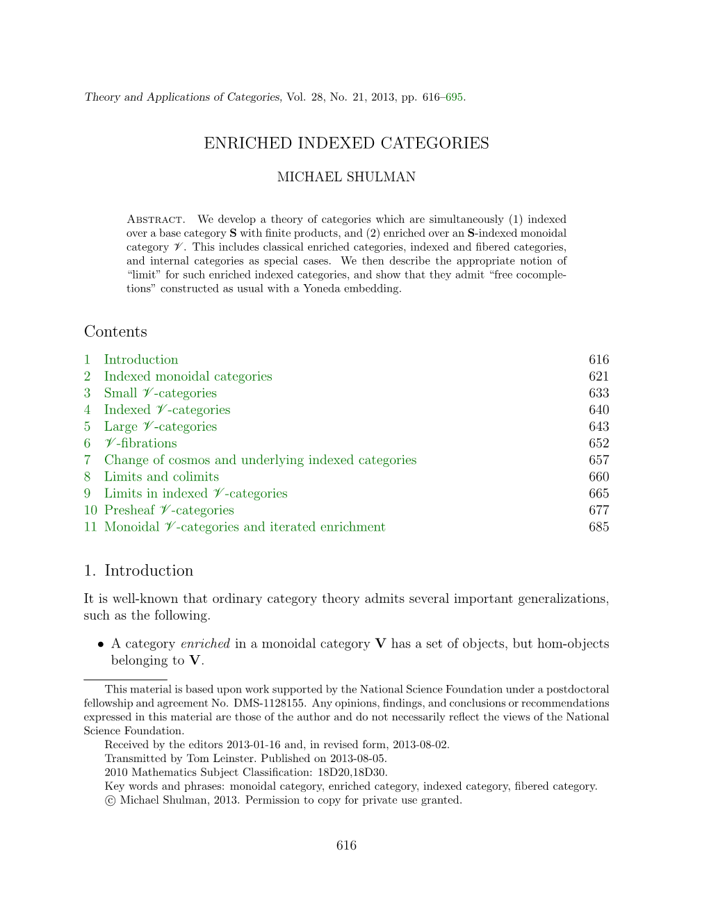 Enriched Indexed Categories