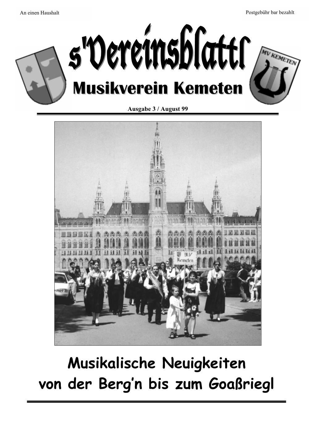 Musikverein Kemeten Informieren