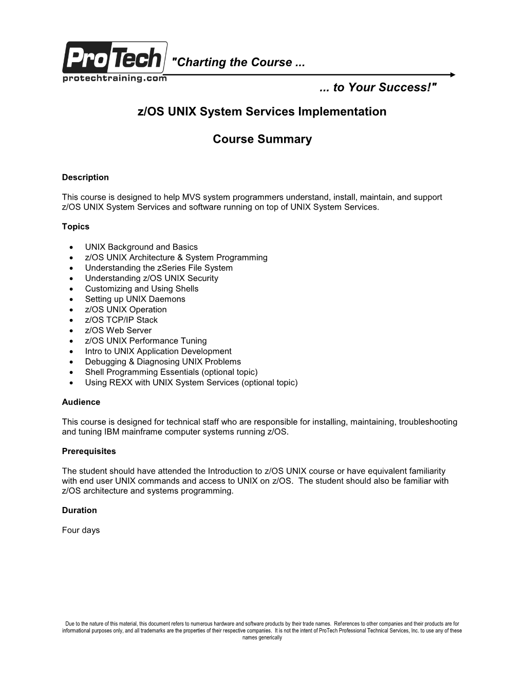 Z/OS UNIX System Services Implementation