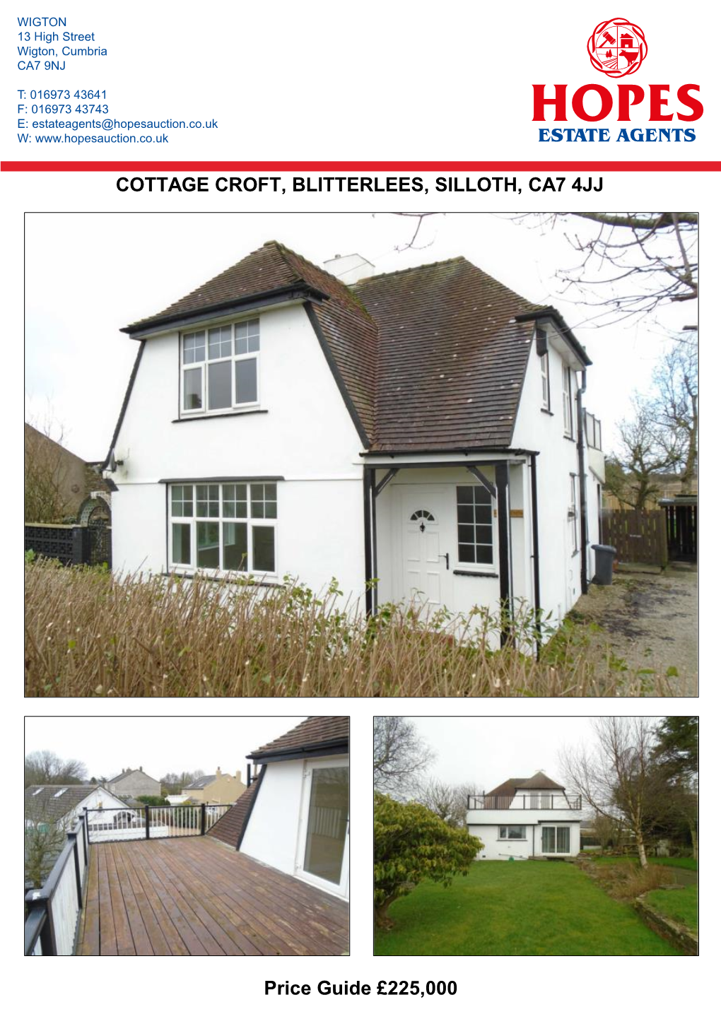 Cottage Croft, Blitterlees, Silloth, Ca7 4Jj