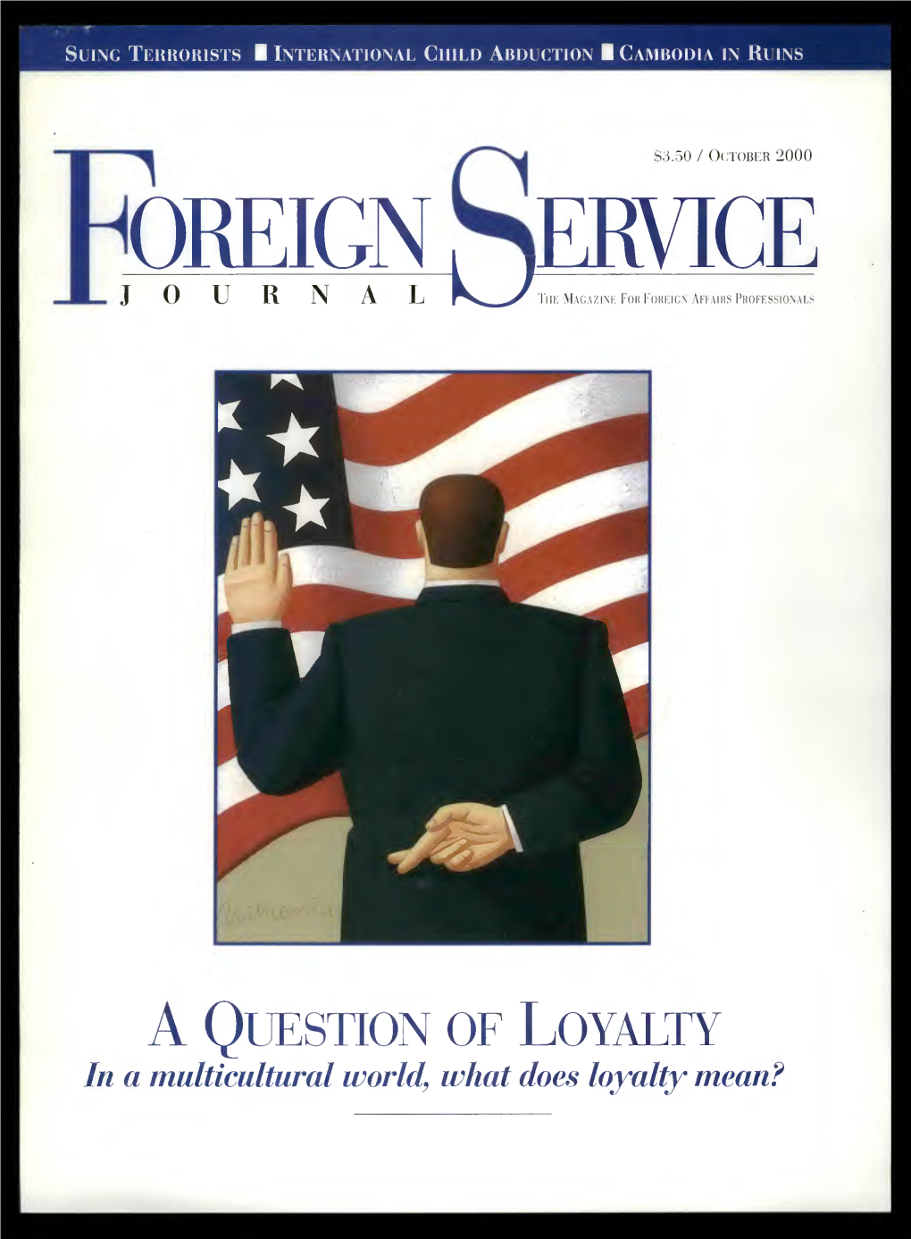 The Foreign Service Journal, October 2000