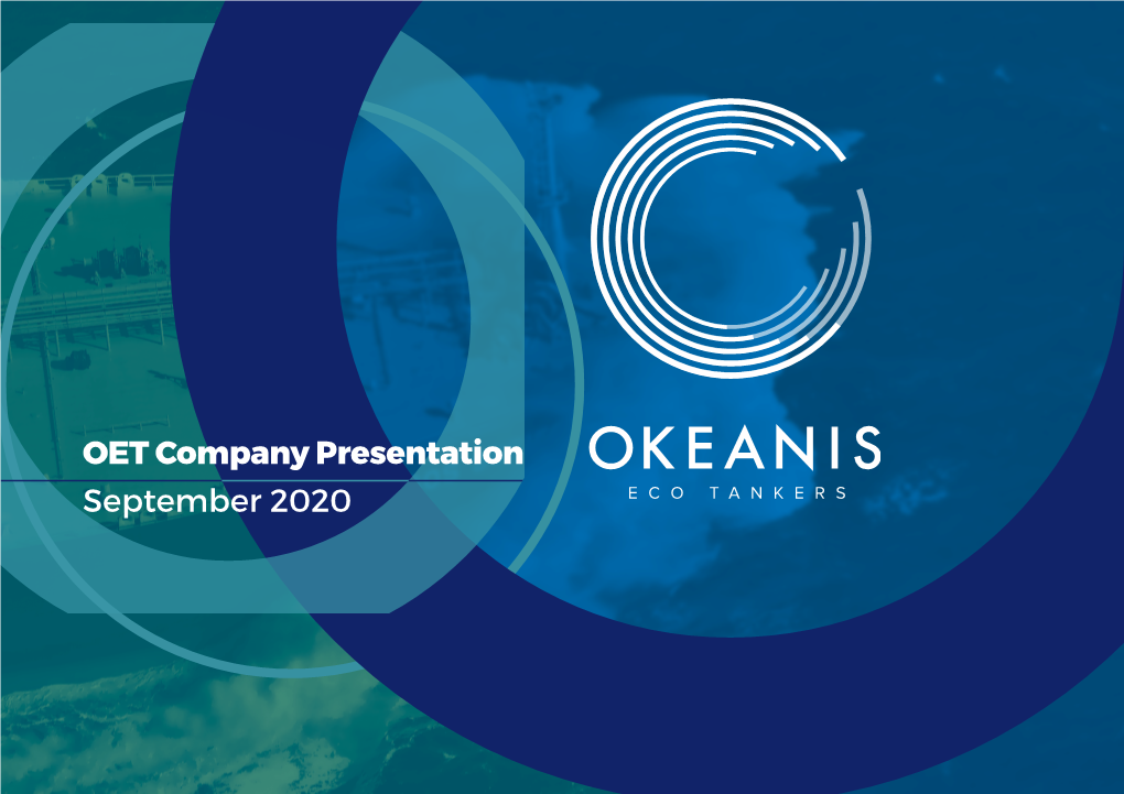 OET Company Presentation September 2020 Disclaimer