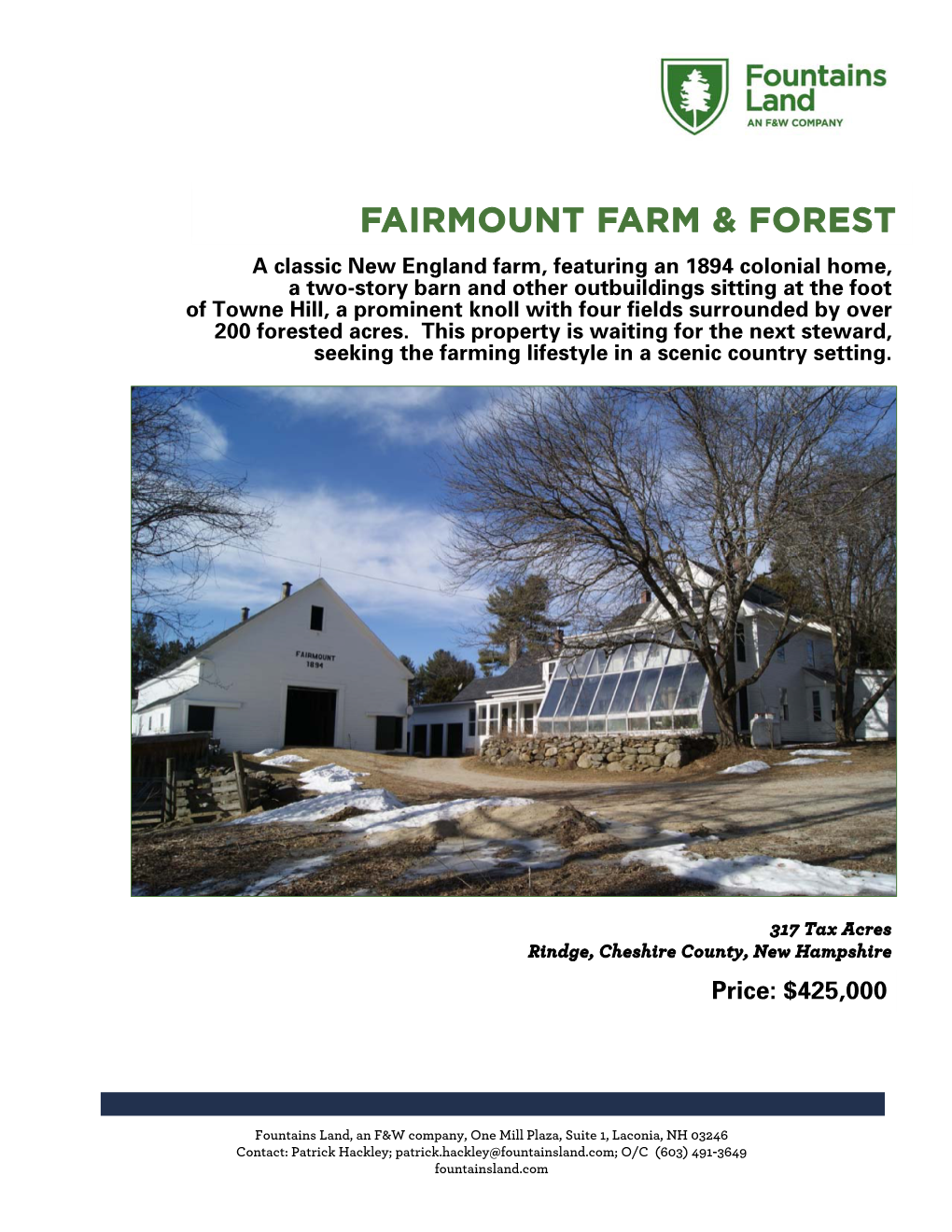 Fairmont Farm & Forest.Pub