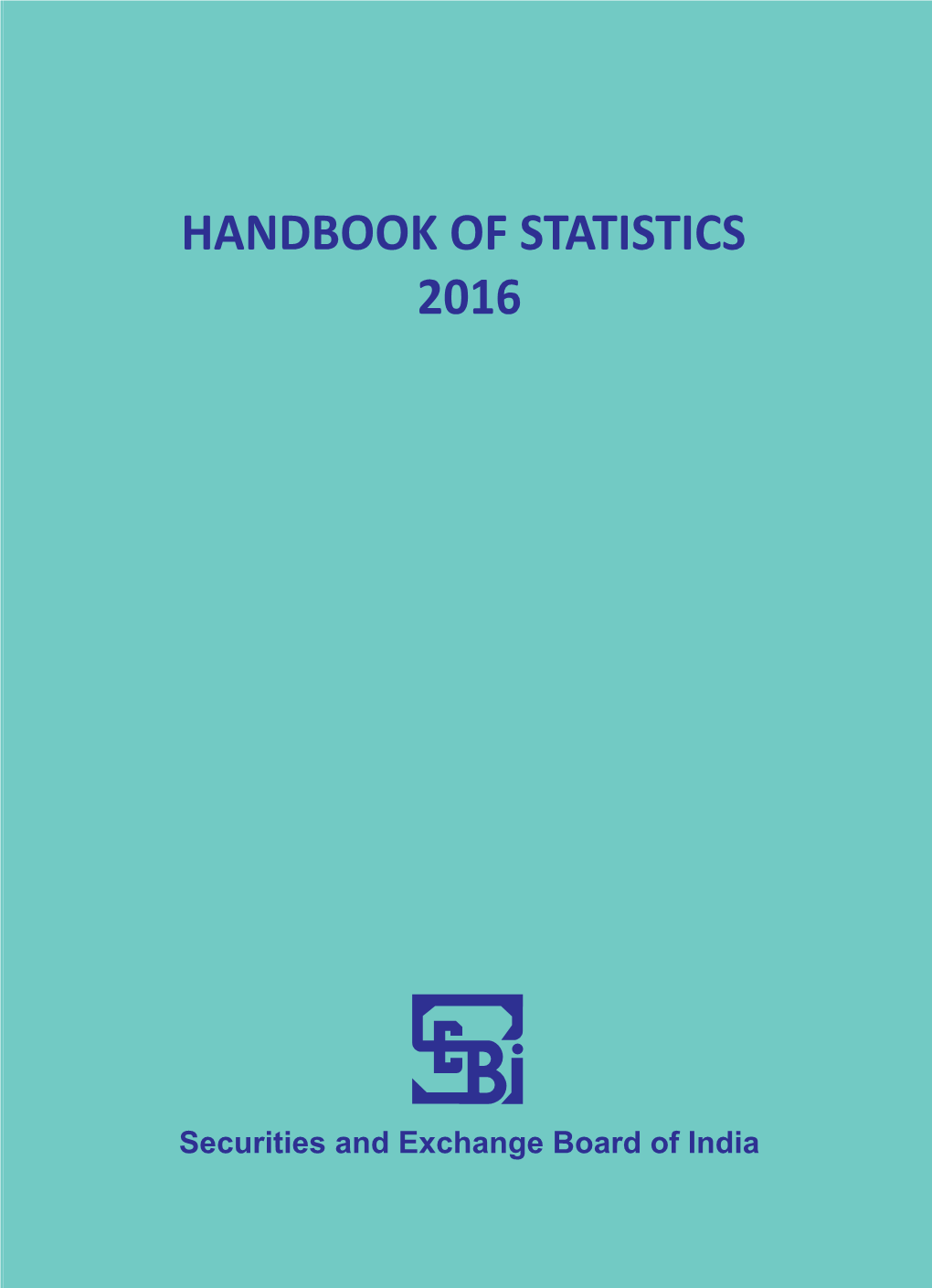 Handbook of Statistics 2016 Handbook of Statistics 2016 Handbook of Statistics 2016