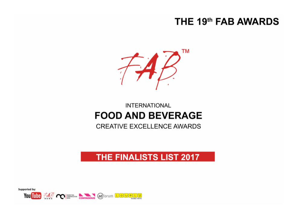 The-19Th-FAB-Awards-The-Finalists.Pdf