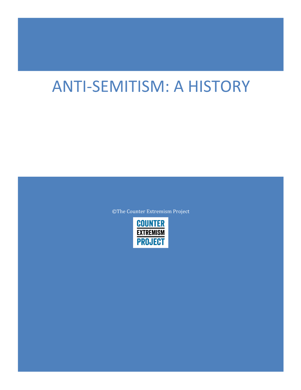 Anti-Semitism: a History