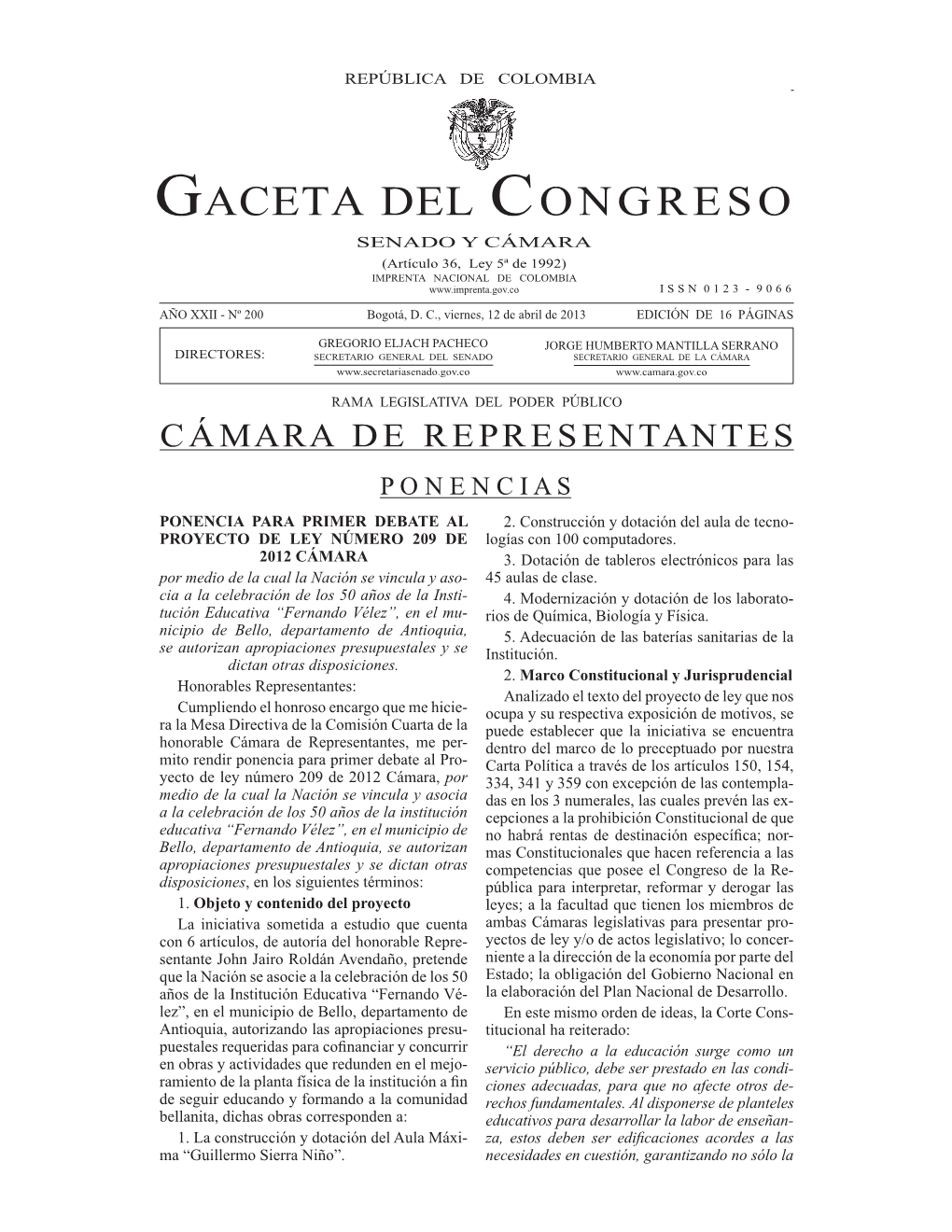 G Aceta Del C Ongreso