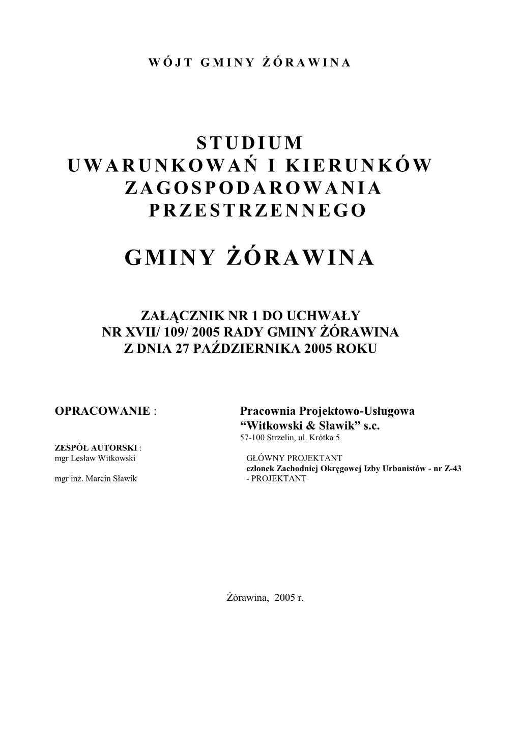 Zarząd Gminy Żórawina