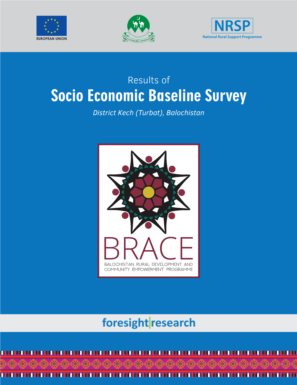 Socio Economic Baseline Survey District Kech (Turbat), Balochistan