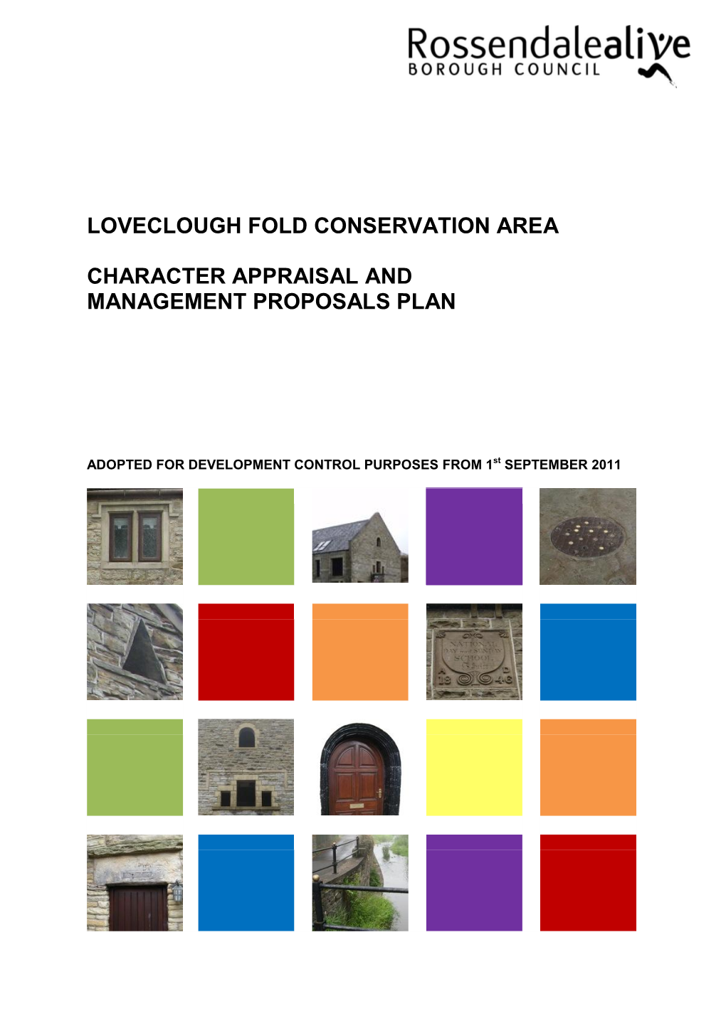 Item D2. Loveclough Fold Appendix