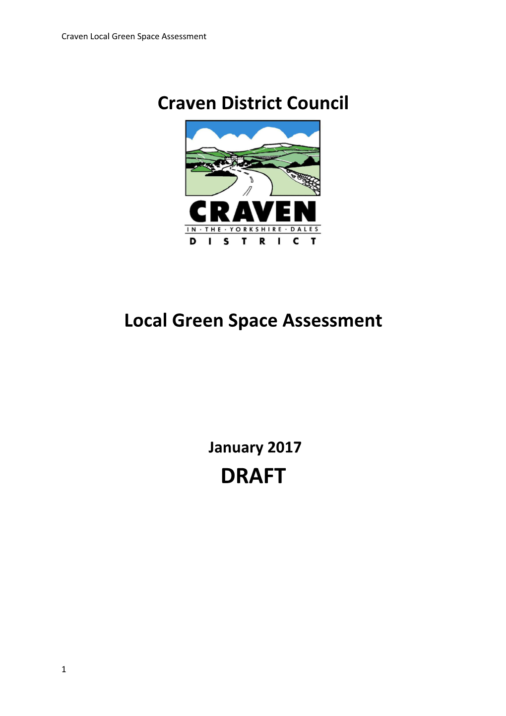Craven District Council Local Green Space Assessment