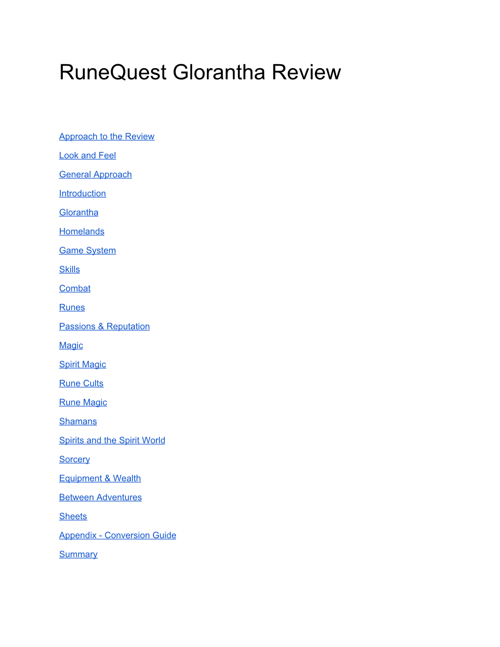 Runequest Glorantha Review