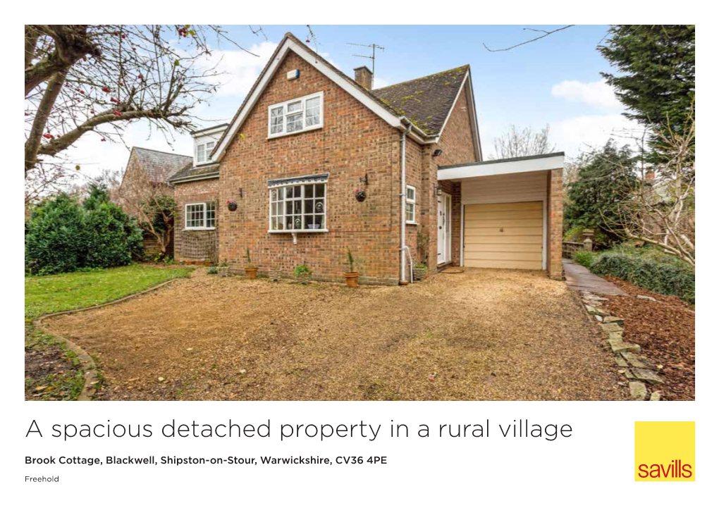 A Spacious Detached Property in a Rural Village