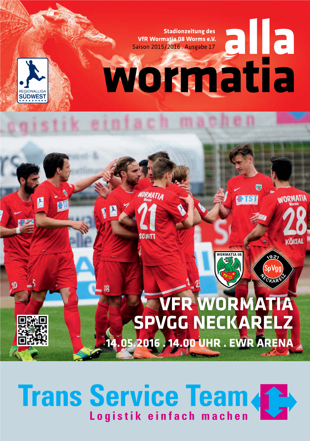 Vfr Wormatia Spvgg Neckarelz 14.05.2016