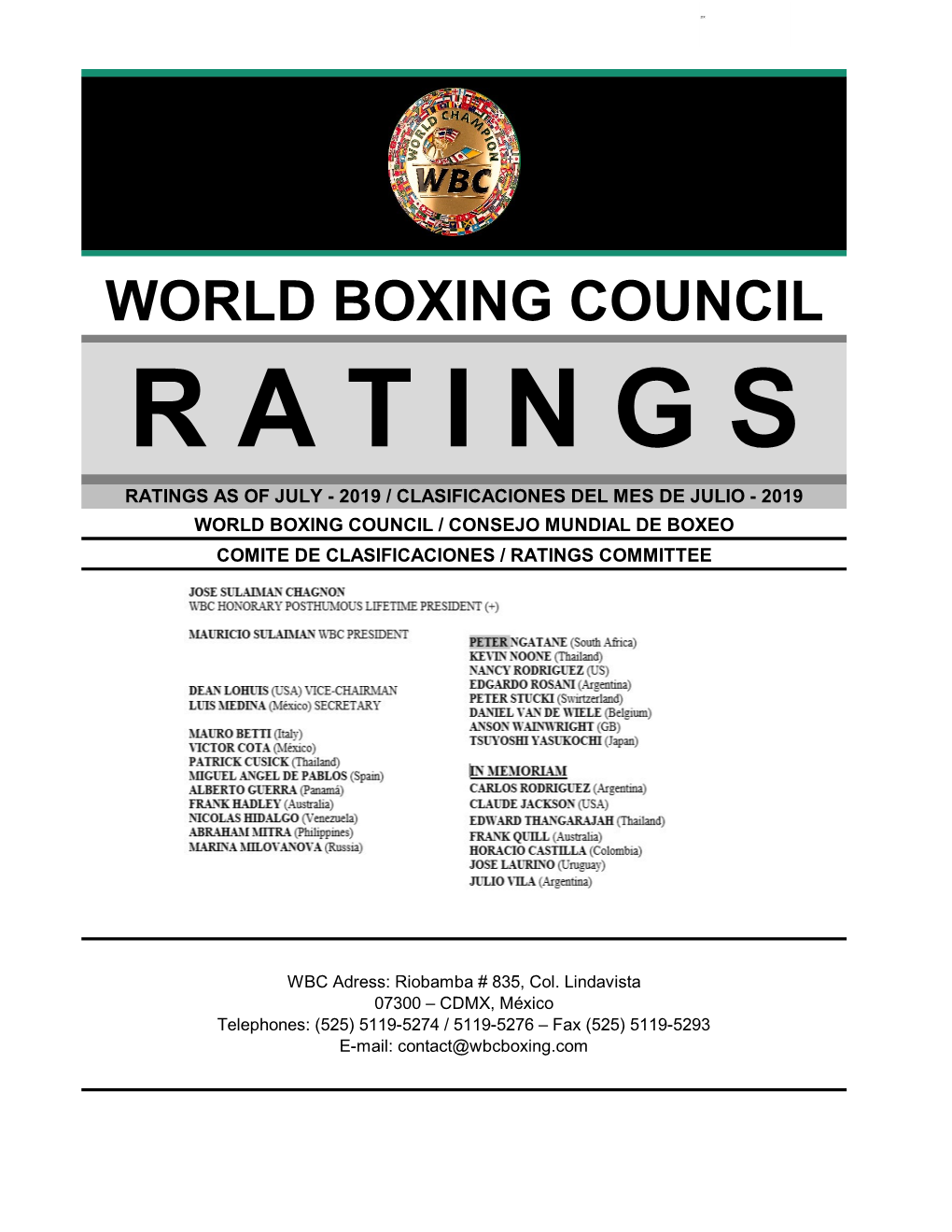 World Boxing Council