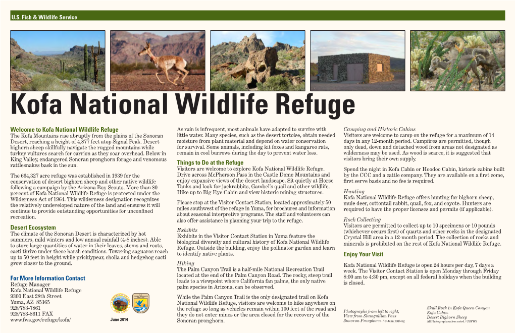 Sevilleta National Wildlife Refuge 2011 Tear Sheet