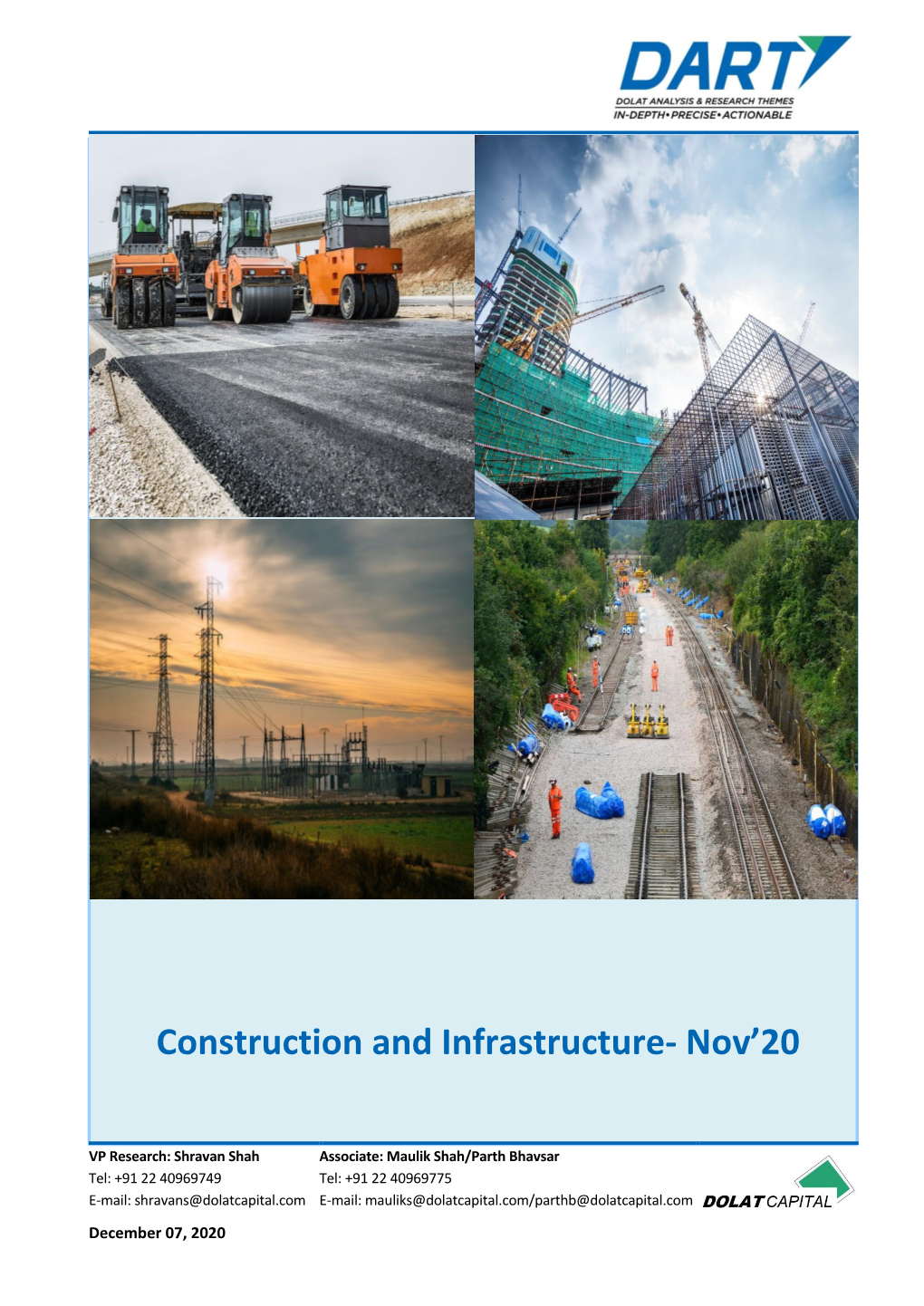 Construction and Infrastructure- Nov'20