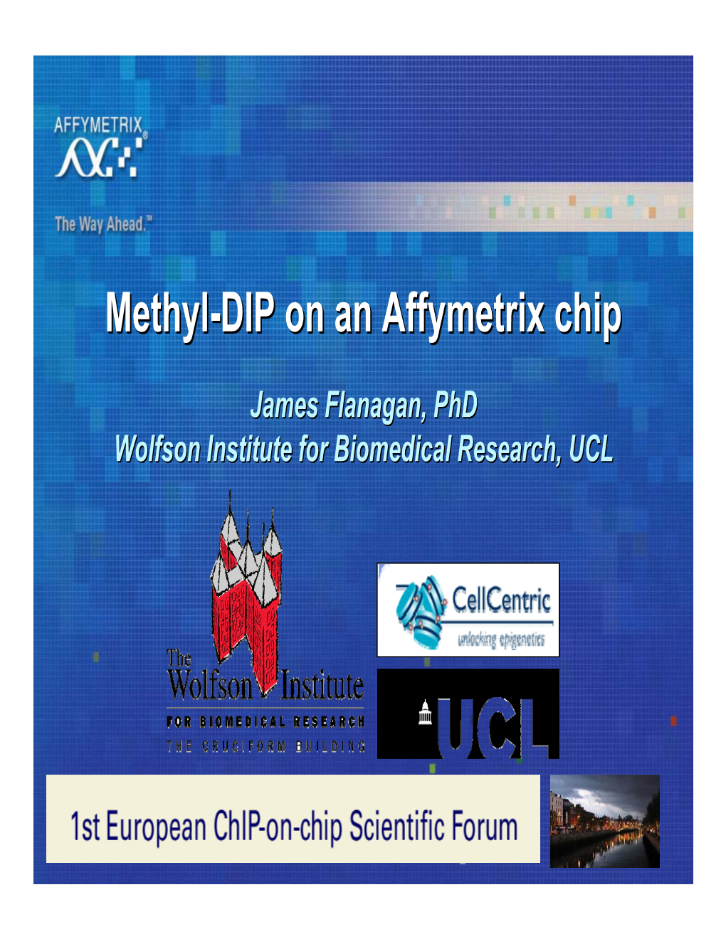 Gmbh Methyl-DIP on an Affymetrix Chip